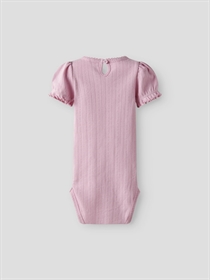 NAME IT Kortærmet Body Happy Cameo Pink